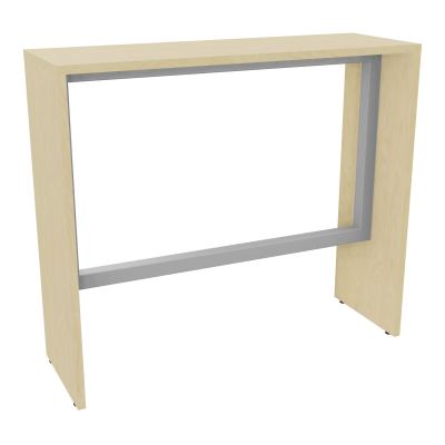 ELISA TABLE L120XP40XH105 PP2OBT PIEDS MÉLA ÉP25 CADRE MÉTAL REPOSE P.50X50 N8 SA