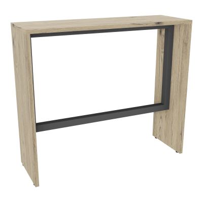 ELISA TABLE L120XP40XH105 PP2OBT PIEDS MÉLA ÉP25 CADRE MÉTAL REPOSE P.50X50 R3 SC