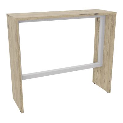 ELISA TABLE L120XP40XH105 PP2OBT PIEDS MÉLA ÉP25 CADRE MÉTAL REPOSE P.50X50 R3 SD