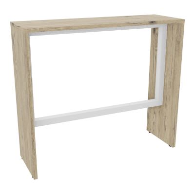 ELISA TABLE L120XP40XH105 PP 2OBT PIEDS MÉLA ÉP25 CADRE MÉTAL REPOSE P.50X50 R3 SO