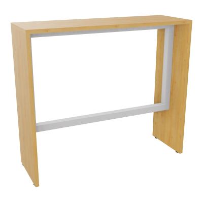 ELISA TABLE L120XP40XH105 PP2OBT PIEDS MÉLA ÉP25 CADRE MÉTAL REPOSE P.50X50 R5 SD