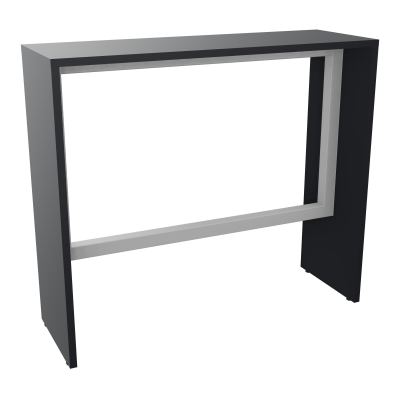 ELISA TABLE L120XP40XH105 PP 2OBT PIEDS MÉLA ÉP25 CADRE MÉTAL REPOSE P.50X50 R9 SA