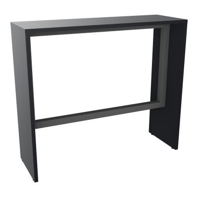 ELISA TABLE L120XP40XH105 PP 2OBT PIEDS MÉLA ÉP25 CADRE MÉTAL REPOSE P.50X50 R9 SC