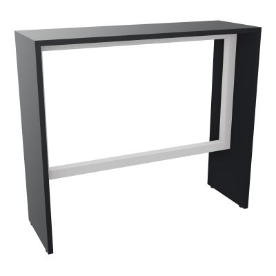 ELISA TABLE L120XP40XH105 PP 2OBT PIEDS MÉLA ÉP25 CADRE MÉTAL REPOSE P.50X50 R9 SD