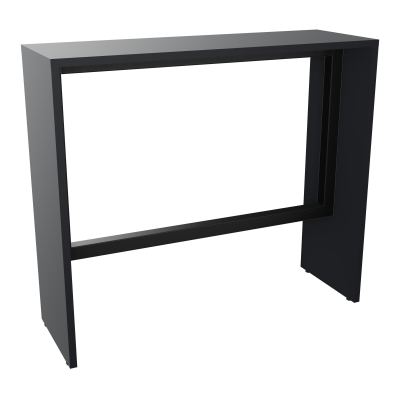 ELISA TABLE L120XP40XH105 PP 2OBT PIEDS MÉLA ÉP25 CADRE MÉTAL REPOSE P.50X50 R9 SG