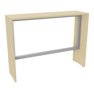 ELISA TABLE L140XP40XH105 PP2OBT PIEDS MÉLA ÉP25 CADRE MÉTAL REPOSE P.50X50 N8 SA