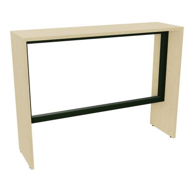 ELISA TABLE L140XP40XH105 PP2OBT PIEDS MÉLA ÉP25 CADRE MÉTAL REPOSE P.50X50 N8 ST