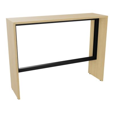ELISA TABLE L140XP40XH105 PP2OBT PIEDS MÉLA ÉP25 CADRE MÉTAL REPOSE P.50X50 R1 SG