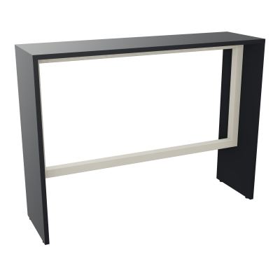 ELISA TABLE L140XP40XH105 PP 2OBT PIEDS MÉLA ÉP25 CADRE MÉTAL REPOSE P.50X50 R9 ZC