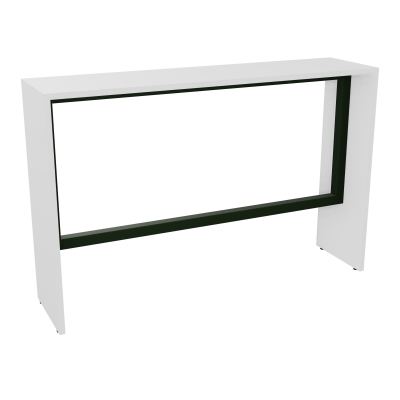 ELISA TABLE L160XP40XH105 PP2OBT PIEDS MÉLA ÉP25 CADRE MÉTAL REPOSE P.50X50 MG ST
