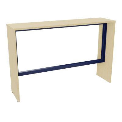 ELISA TABLE L160XP40XH105 PP2OBT PIEDS MÉLA ÉP25 CADRE MÉTAL REPOSE P.50X50 N8 X4