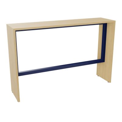 ELISA TABLE L160XP40XH105 PP2OBT PIEDS MÉLA ÉP25 CADRE MÉTAL REPOSE P.50X50 R1 X4