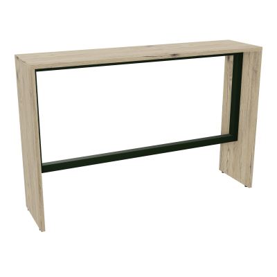 ELISA TABLE L160XP40XH105 PP2OBT PIEDS MÉLA ÉP25 CADRE MÉTAL REPOSE P.50X50 R3 ST