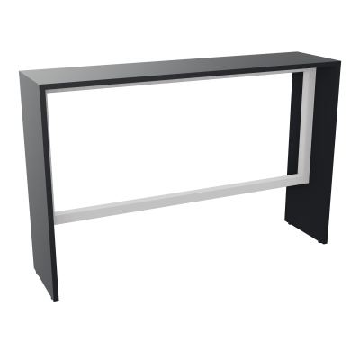 ELISA TABLE L160XP40XH105 PP 2OBT PIEDS MÉLA ÉP25 CADRE MÉTAL REPOSE P.50X50 R9 SD