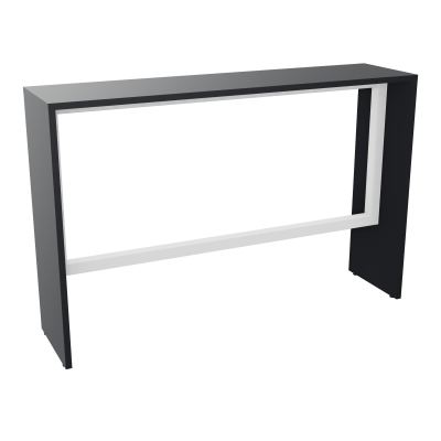 ELISA TABLE L160XP40XH105 PP 2OBT PIEDS MÉLA ÉP25 CADRE MÉTAL REPOSE P.50X50 R9 SO