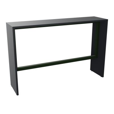 ELISA TABLE L160XP40XH105 PP 2OBT PIEDS MÉLA ÉP25 CADRE MÉTAL REPOSE P.50X50 R9 ST