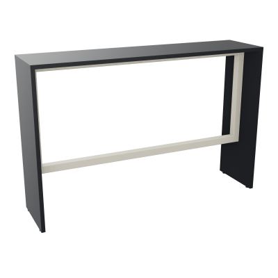 ELISA TABLE L160XP40XH105 PP 2OBT PIEDS MÉLA ÉP25 CADRE MÉTAL REPOSE P.50X50 R9 ZC