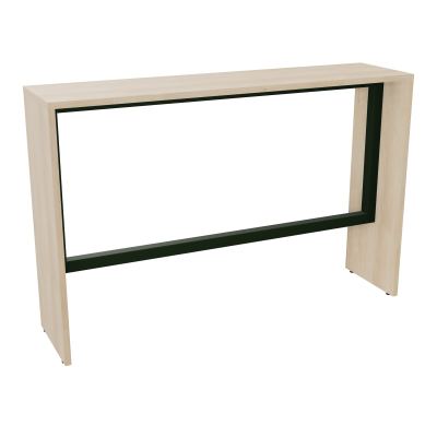 ELISA TABLE L160XP40XH105 PP2OBT PIEDS MÉLA ÉP25 CADRE MÉTAL REPOSE P.50X50 RZ ST