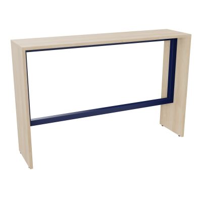 ELISA TABLE L160XP40XH105 PP2OBT PIEDS MÉLA ÉP25 CADRE MÉTAL REPOSE P.50X50 RZ X4