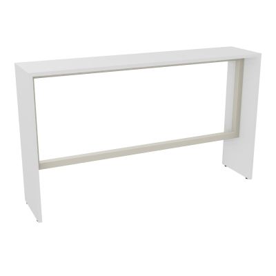 ELISA TABLE L180XP40XH105 PP2OBT PIEDS MÉLA ÉP25 CADRE MÉTAL REPOSE P.50X50 MG ZC