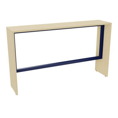 ELISA TABLE L180XP40XH105 PP2OBT PIEDS MÉLA ÉP25 CADRE MÉTAL REPOSE P.50X50 N8 X4