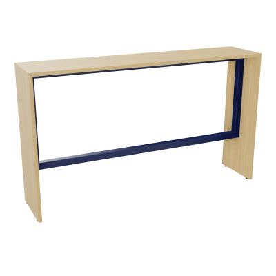 ELISA TABLE L180XP40XH105 PP2OBT PIEDS MÉLA ÉP25 CADRE MÉTAL REPOSE P.50X50 R1 X4