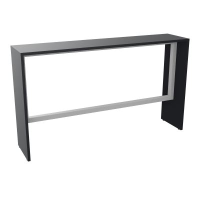 ELISA TABLE L180XP40XH105 PP 2OBT PIEDS MÉLA ÉP25 CADRE MÉTAL REPOSE P.50X50 R9 SA