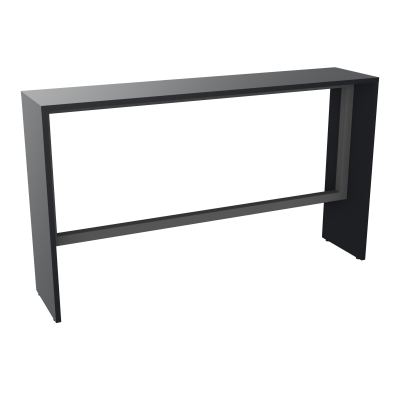 ELISA TABLE L180XP40XH105 PP 2OBT PIEDS MÉLA ÉP25 CADRE MÉTAL REPOSE P.50X50 R9 SC