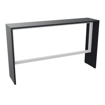 ELISA TABLE L180XP40XH105 PP 2OBT PIEDS MÉLA ÉP25 CADRE MÉTAL REPOSE P.50X50 R9 SD