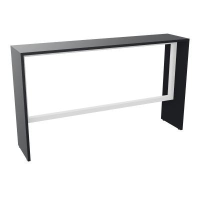 ELISA TABLE L180XP40XH105 PP 2OBT PIEDS MÉLA ÉP25 CADRE MÉTAL REPOSE P.50X50 R9 SO