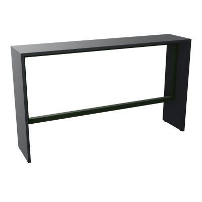 ELISA TABLE L180XP40XH105 PP 2OBT PIEDS MÉLA ÉP25 CADRE MÉTAL REPOSE P.50X50 R9 ST