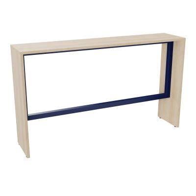 ELISA TABLE L180XP40XH105 PP2OBT PIEDS MÉLA ÉP25 CADRE MÉTAL REPOSE P.50X50 RZ X4