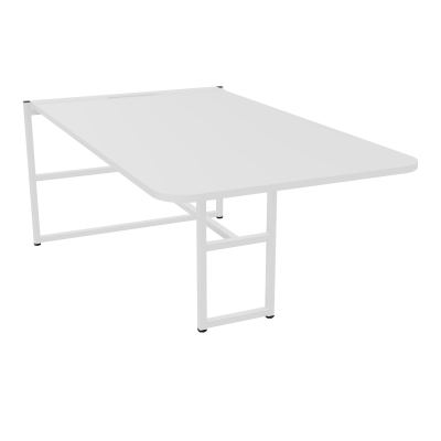 TABLE ALMA H74CM ÉP25 MM L98XP180+GOULOTTE+CAPOT PIVOTANT+GAINE ZIPPÉE LONG 75 CM MG ZO