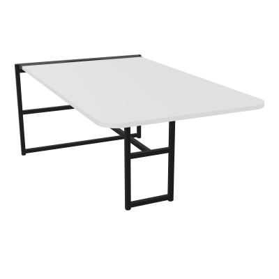 TABLE ALMA H74CM ÉP25 MM L98XP180+GOULOTTE+CAPOT PIVOTANT+GAINE ZIPPÉE LONG 75 CM MG ZP