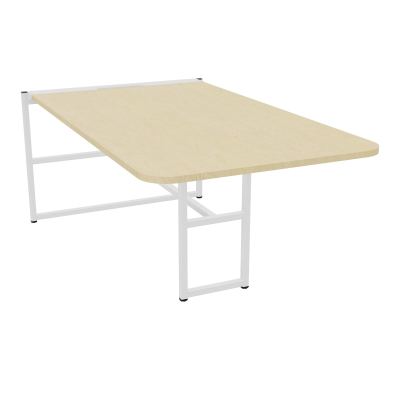 TABLE ALMA H74CM ÉP25 MM L98XP180+GOULOTTE+CAPOT PIVOTANT+GAINE ZIPPÉE LONG 75 CM N8 ZO