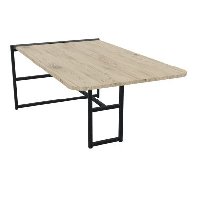 TABLE ALMA H74CM ÉP25 MM L98XP180+GOULOTTE+CAPOT PIVOTANT+GAINE ZIPPÉE LONG 75 CM R3 ZP