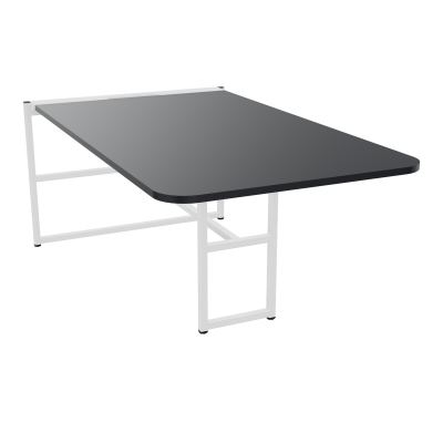 TABLE ALMA H74CM ÉP25 MM L98XP180+GOULOTTE+CAPOT PIVOTANT+GAINE ZIPPÉE LONG 75 CM R9 ZO
