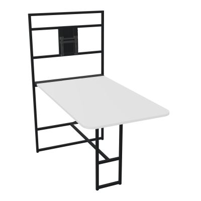 TABLE ALMA H105/H196CM RÉHAUSSE SUPPORT TV ÉP25MM L98XP180+GOULOTTE+CAPOT PIVOTANT+GAINE Z