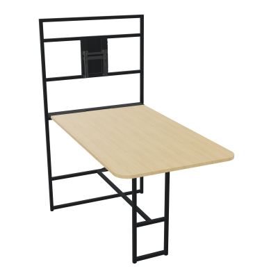 TABLE ALMA H105/H196CM RÉHAUSSE SUPPORT TV ÉP25MM L98XP180+GOULOTTE+CAPOT PIVOTANT+GAINE Z