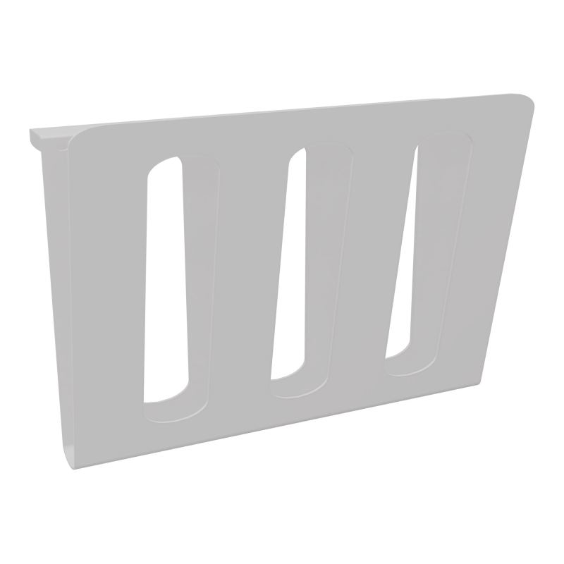 SUPPORT COURRIER L30XH29,4XP7 POUR PTES SIMPLE METAL AVEC FENTE COURRIER SD