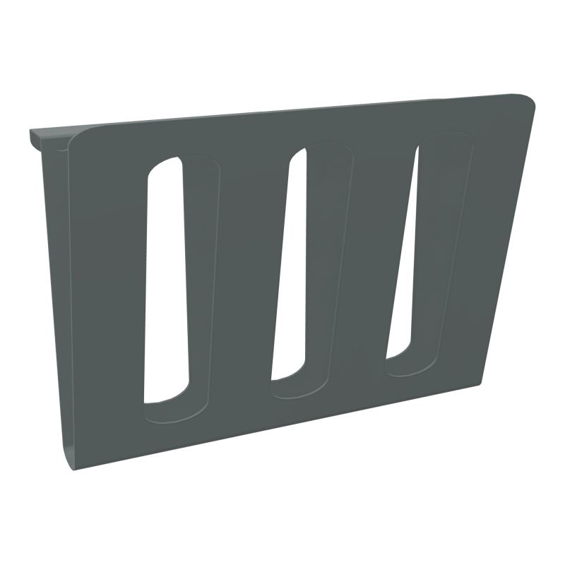 SUPPORT COURRIER L30XH29,4XP7 POUR PTES SIMPLE METAL AVEC FENTE COURRIER SU