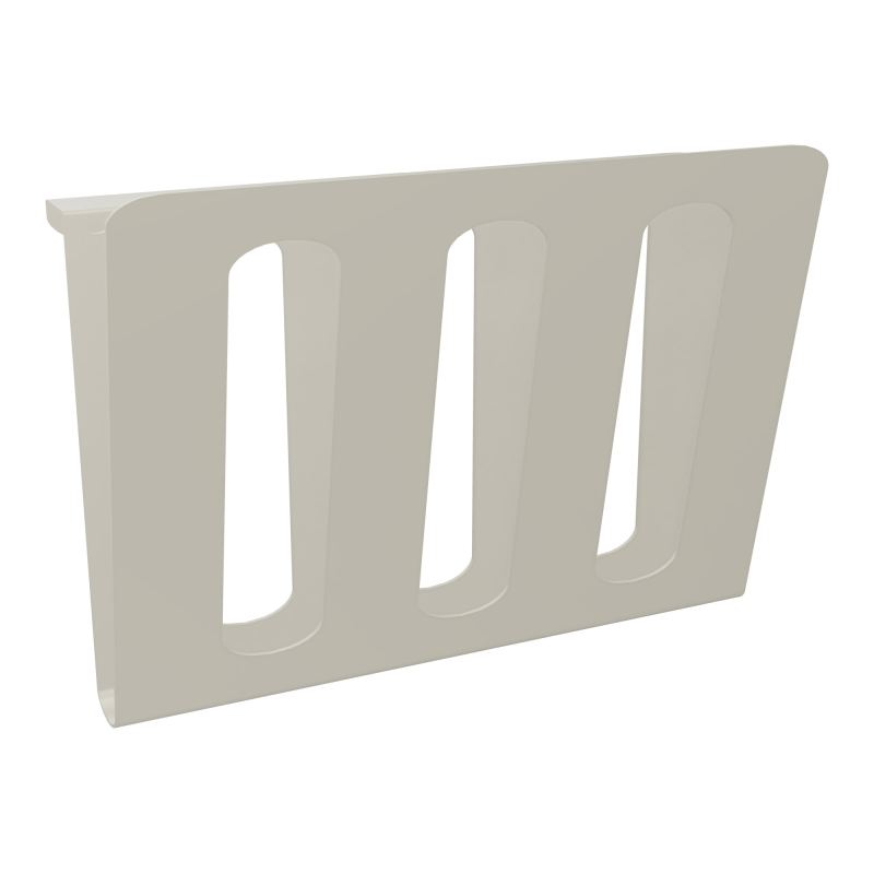 SUPPORT COURRIER L30XH29,4XP7 POUR PTES SIMPLE METAL AVEC FENTE COURRIER ZC