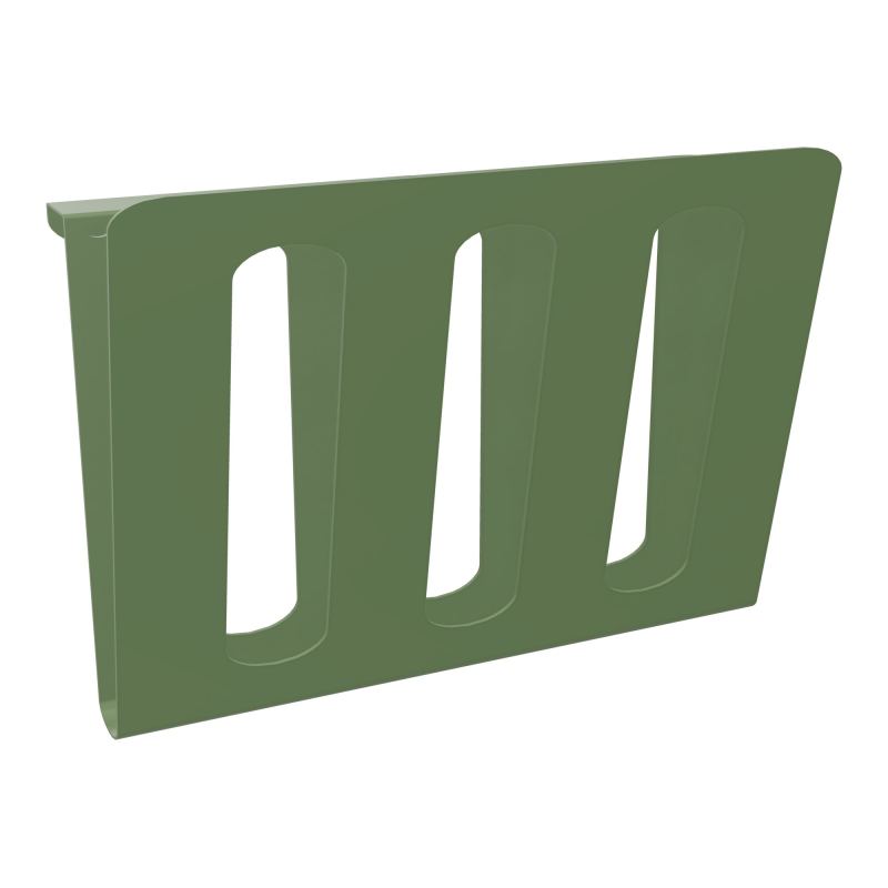 SUPPORT COURRIER L30XH29,4XP7 POUR PTES SIMPLE METAL AVEC FENTE COURRIER ZG