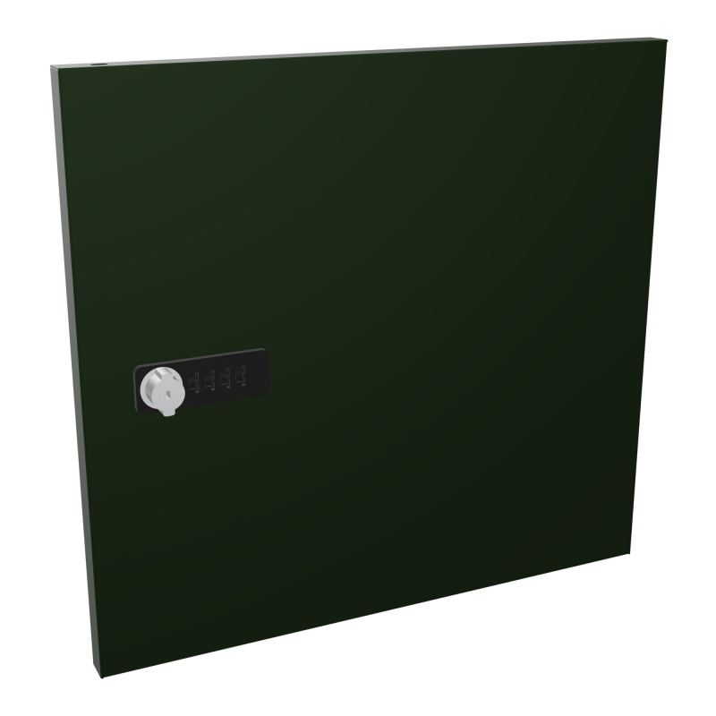 CAMILLE PORTE METAL 1 CASE UNIE SANS FENTE COURRIER NEW FERMETURE A CODE  ST