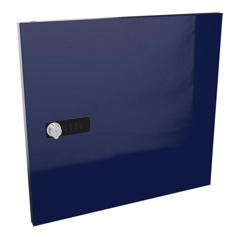 CAMILLE PORTE METAL 1 CASE UNIE SANS FENTE COURRIER NEW FERMETURE A CODE  X4