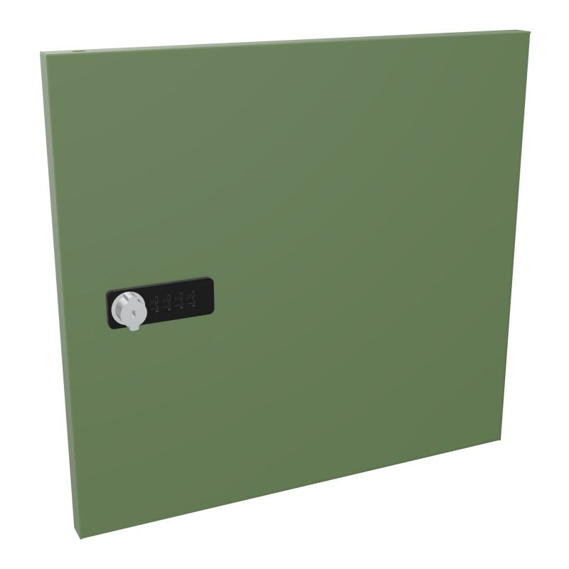 CAMILLE PORTE METAL 1 CASE UNIE SANS FENTE COURRIER NEW FERMETURE A CODE  ZG