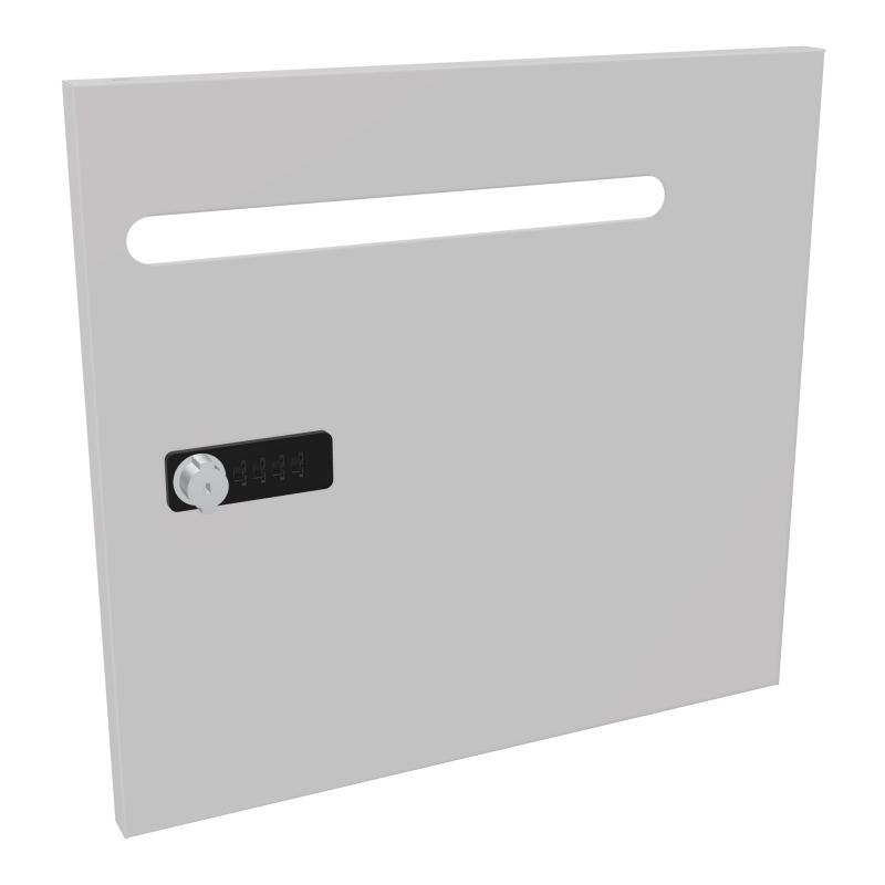 CAMILLE PORTE METAL 1 CASE UNIE AVEC FENTE COURRIER NEW FERMETURE A CODE  SD