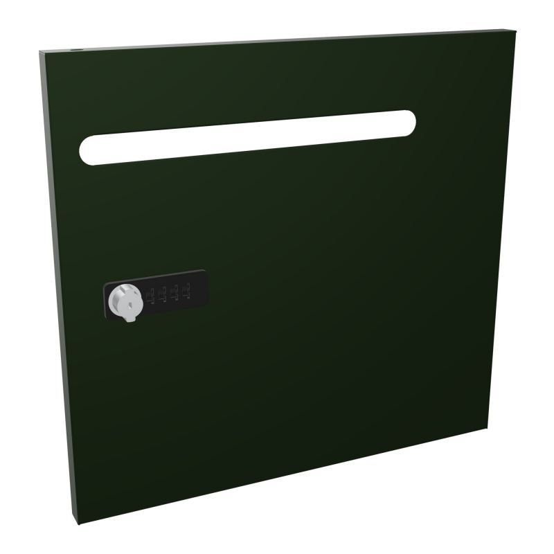 CAMILLE PORTE METAL 1 CASE UNIE AVEC FENTE COURRIER NEW FERMETURE A CODE  ST