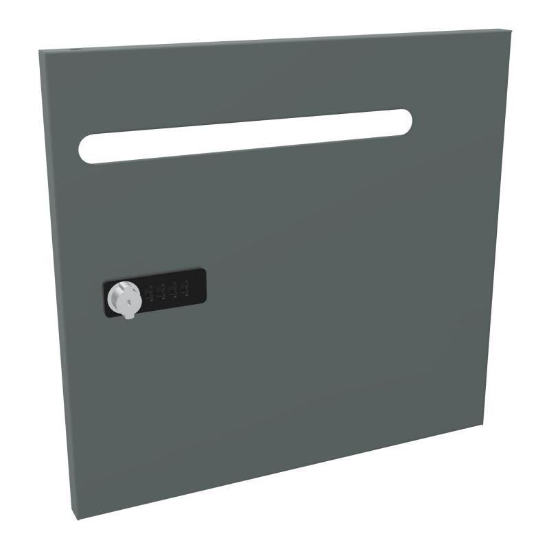 CAMILLE PORTE METAL 1 CASE UNIE AVEC FENTE COURRIER NEW FERMETURE A CODE  SU