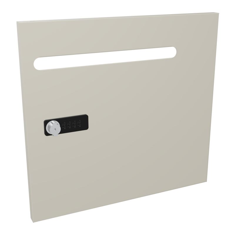 CAMILLE PORTE METAL 1 CASE UNIE AVEC FENTE COURRIER NEW FERMETURE A CODE  ZC